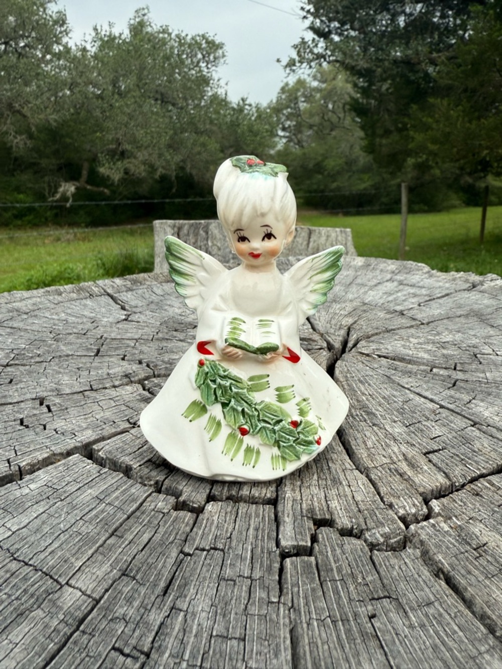 Vintage Lefton Christmas Angel